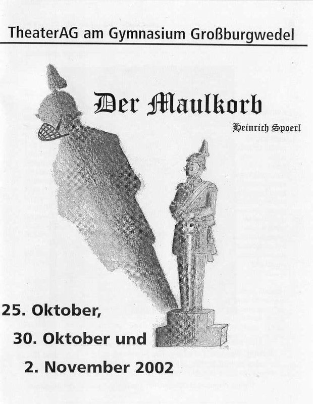 Plakat "Der Maulkorb" (2002)