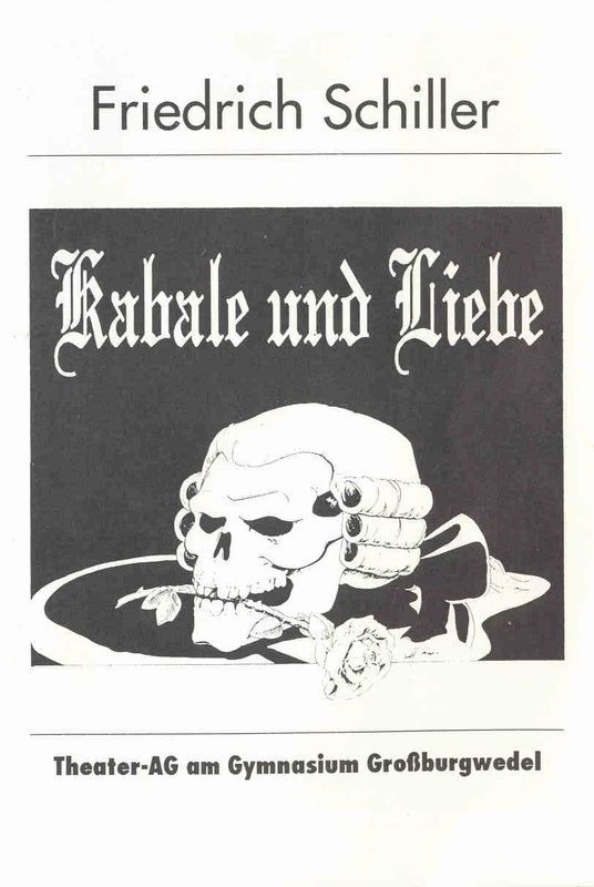 Plakat Kabale und Liebe