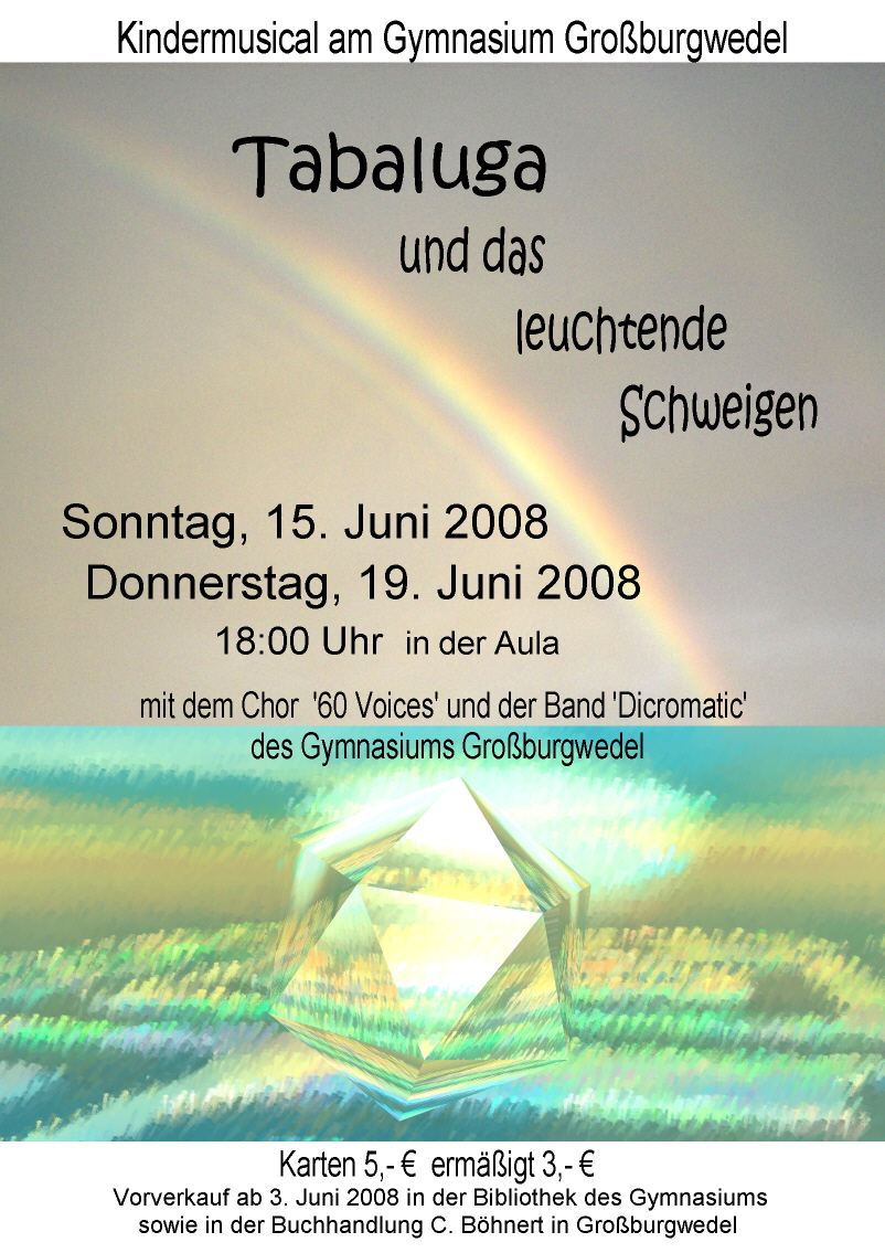 Plakat Tabaluga und das leuchtende Schweigen